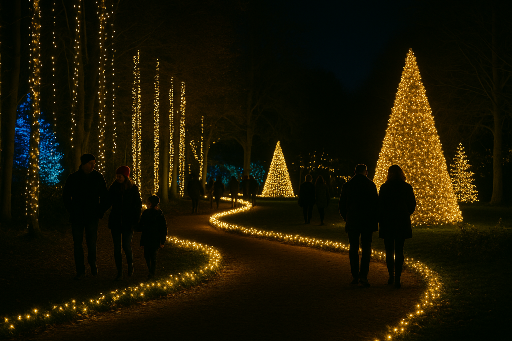 Designing an Enchanting Christmas Light Trail
