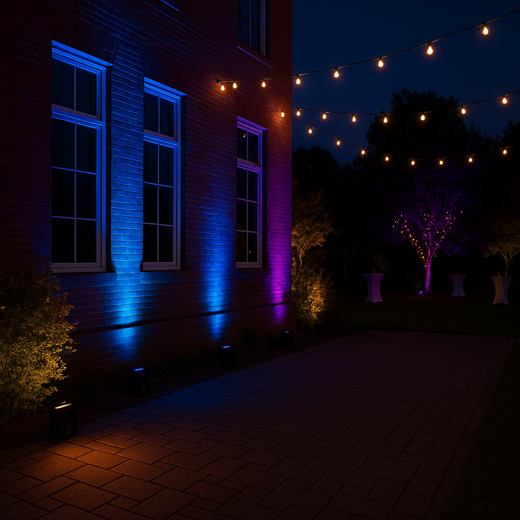 Prom and leavers event lighting